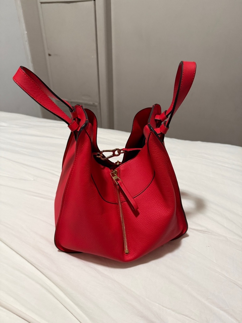 LOEWE
Calfskin Small Hammock Shoulder
Bag Scarlet Red